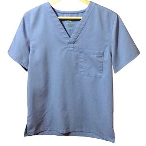 Healing Hands Blue Label for him scrubs top size small